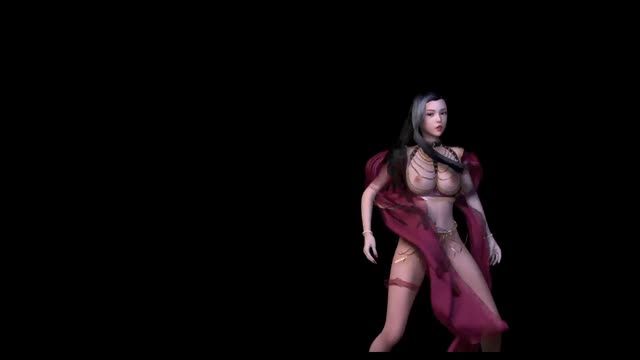 MMDLISA-SENORITA 3D巨乳热舞 淫荡扭动 湿身诱惑