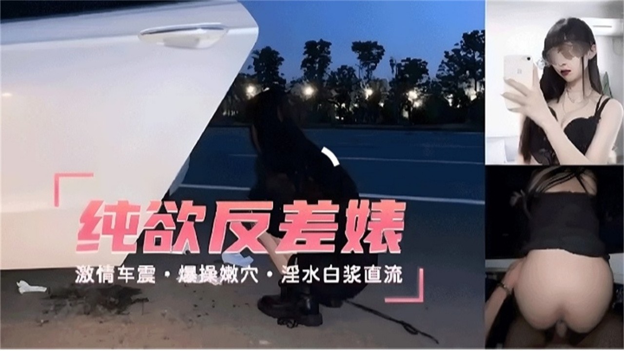 极品反差婊户外车震爆操，骚逼狂喷淫水