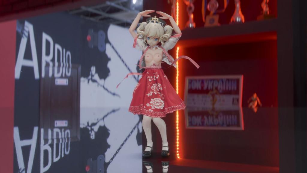 [MMDbl02] 汉服芭芭拉爆乳湿身，狂干到内射骚穴