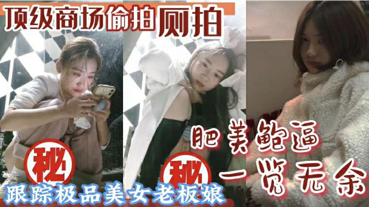 [偷拍] 商场厕所偷拍极品人妻 蹲坑爆操内射骚穴