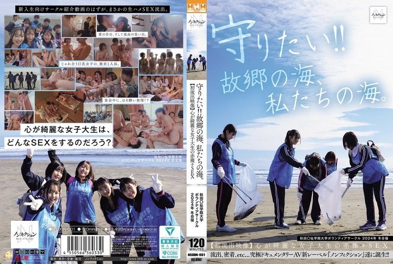 清纯大学生义工社团冬季合宿：海边别墅多人运动，欲望之海激情守护！NSODN-001