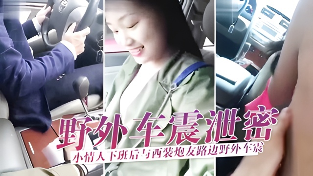 [无码] 人妻野外车震被路人偷拍 西装炮友狂干骚穴内射